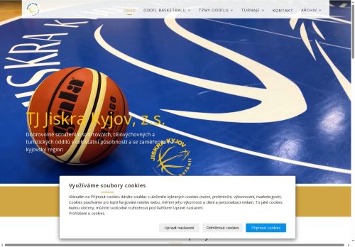 Zobrazit webové stránky Basketbal Jiskra Kyjov
