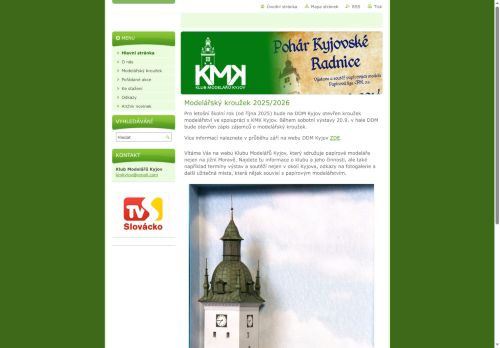 Zobrazit webové stránky Klub modelářů Kyjov