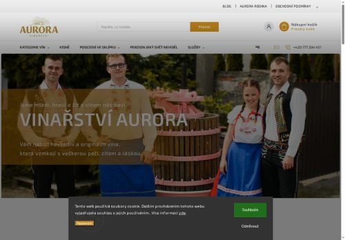 Zobrazit webové stránky Sklípek Aurora Šakvice