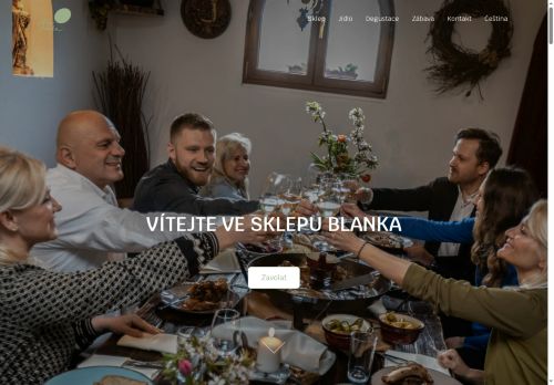 Zobrazit webové stránky Vinný sklep Blanka