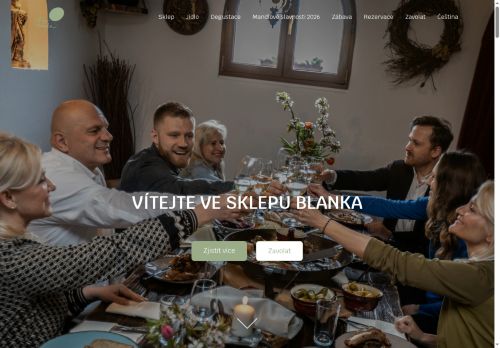 Zobrazit webové stránky Vinný sklep Blanka