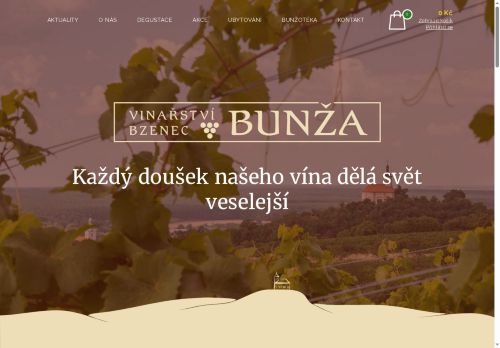 Zobrazit webové stránky Vinařství Bunža