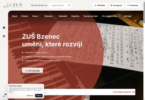 Zobrazit webové stránky Základní umělecká škola Bzenec