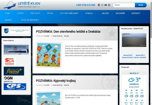 Zobrazit webové stránky Aeroklub Kyjov