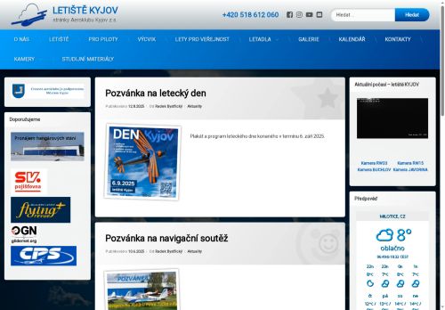 Zobrazit webové stránky Aeroklub Kyjov