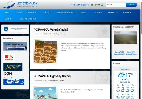 Zobrazit webové stránky Aeroklub Kyjov