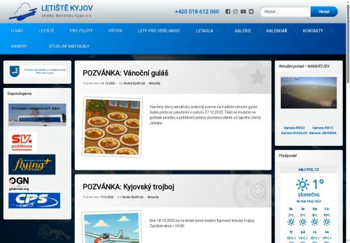 Zobrazit webové stránky Aeroklub Kyjov