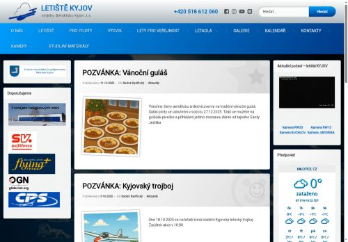 Zobrazit webové stránky Aeroklub Kyjov