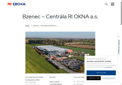 Zobrazit webové stránky RI okna Bzenec