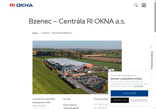 Zobrazit webové stránky RI okna Bzenec