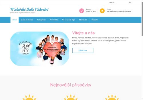 Zobrazit webové stránky Mateřská škola Nádražní