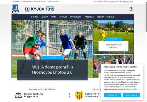 Zobrazit webové stránky FC Kyjov 1919