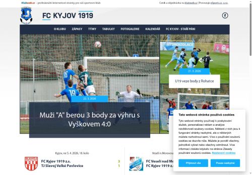 Zobrazit webové stránky FC Kyjov 1919