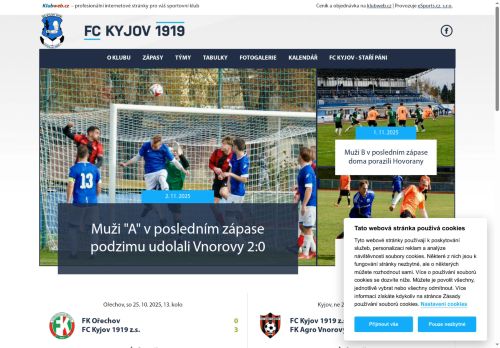 Zobrazit webové stránky FC Kyjov 1919