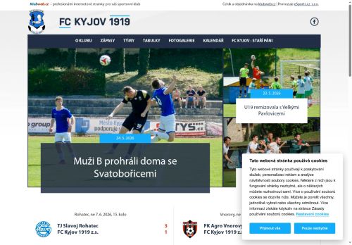Zobrazit webové stránky FC Kyjov 1919