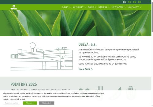 Zobrazit webové stránky Oseva Bzenec