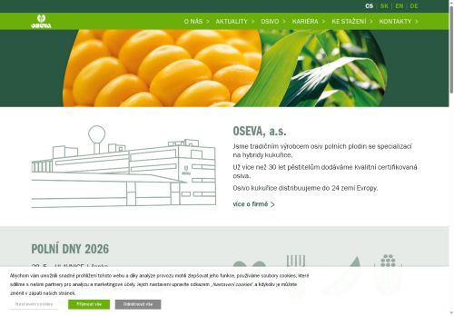 Zobrazit webové stránky Oseva Bzenec