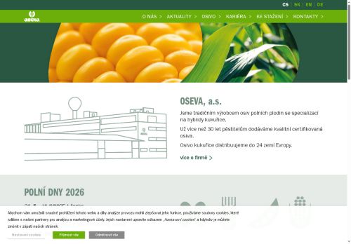 Zobrazit webové stránky Oseva Bzenec