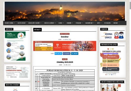 Zobrazit webové stránky Římskokatolická farnost Bzenec