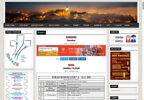 Zobrazit webové stránky Římskokatolická farnost Bzenec