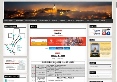 Zobrazit webové stránky Římskokatolická farnost Bzenec