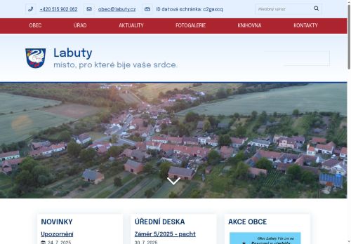 Zobrazit webové stránky Obecní úřad Labuty