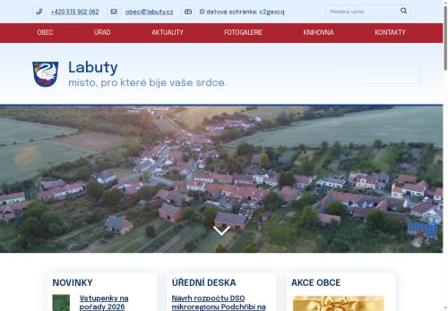 Zobrazit webové stránky Obecní úřad Labuty