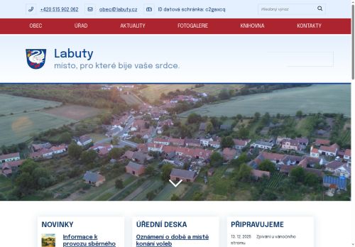 Zobrazit webové stránky Obecní úřad Labuty