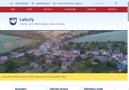 Zobrazit webové stránky Obecní úřad Labuty