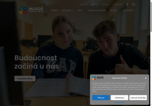Zobrazit webové stránky Městská střední odborná škola Klobouky u Brna