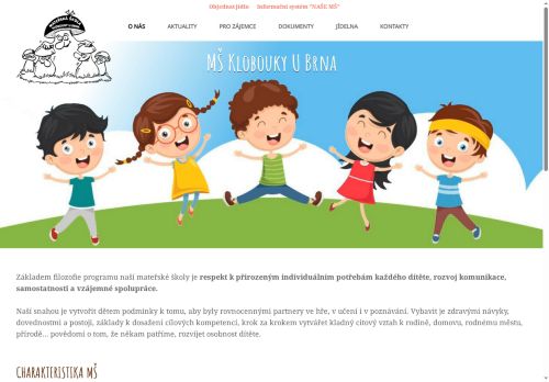 Zobrazit webové stránky Mateřská škola Klobouky u Brna