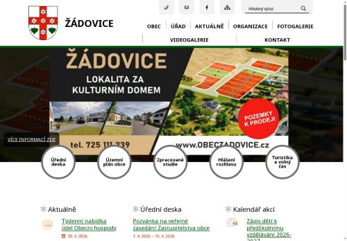 Zobrazit webové stránky Obecní úřad Žádovice
