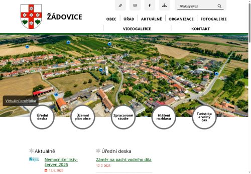 Zobrazit webové stránky Obecní úřad Žádovice