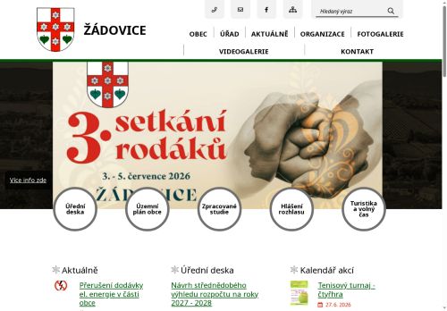 Zobrazit webové stránky Obecní úřad Žádovice