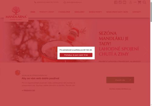 Zobrazit webové stránky Mandlárna