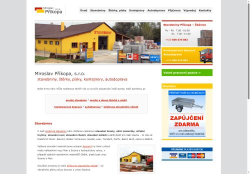 Zobrazit webové stránky Stavebniny Miroslav Příkopa
