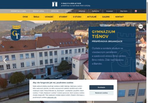Zobrazit webové stránky Gymnázium Tišnov