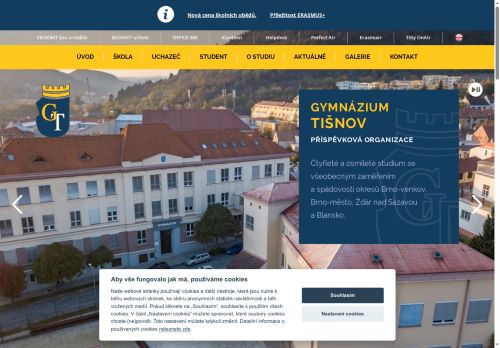 Zobrazit webové stránky Gymnázium Tišnov