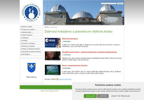 Zobrazit webové stránky Hvězdárna a planetárium Oldřicha Kotíka