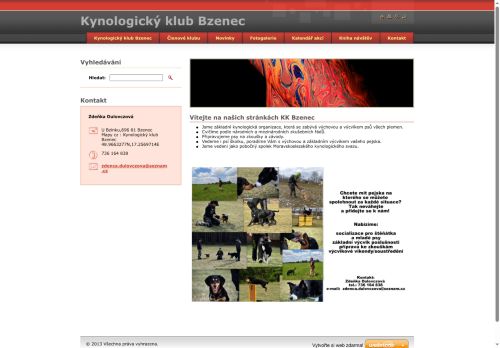 Zobrazit webové stránky Kynologický klub Bzenec