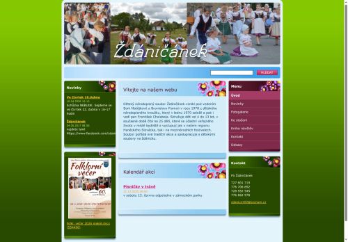 Zobrazit webové stránky Ždáničánek