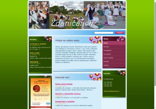 Zobrazit webové stránky Ždáničánek