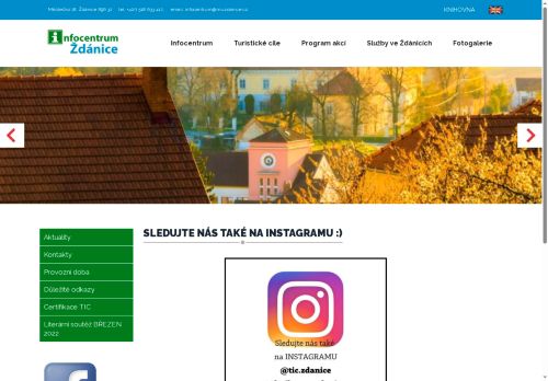 Zobrazit webové stránky Městská knihovna a infocentrum Ždánice