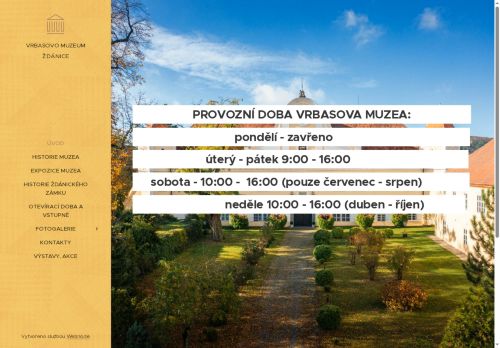 Zobrazit webové stránky Vrbasovo Muzeum
