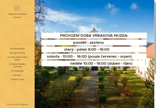 Zobrazit webové stránky Vrbasovo Muzeum