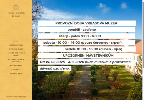 Zobrazit webové stránky Vrbasovo Muzeum