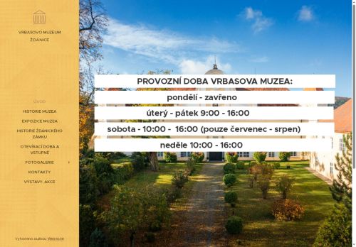 Zobrazit webové stránky Vrbasovo Muzeum