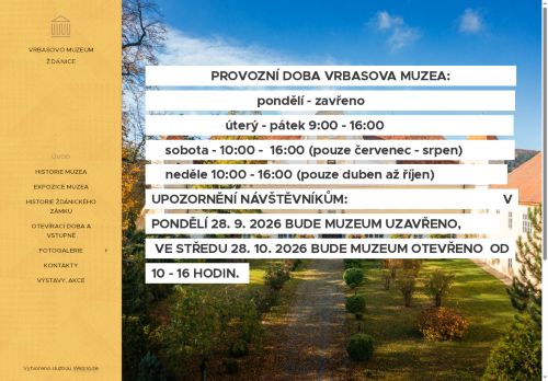 Zobrazit webové stránky Vrbasovo Muzeum