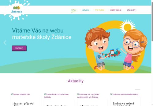 Zobrazit webové stránky Mateřská škola Ždánice