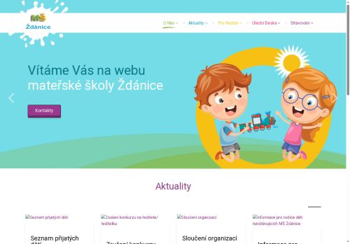 Zobrazit webové stránky Mateřská škola Ždánice